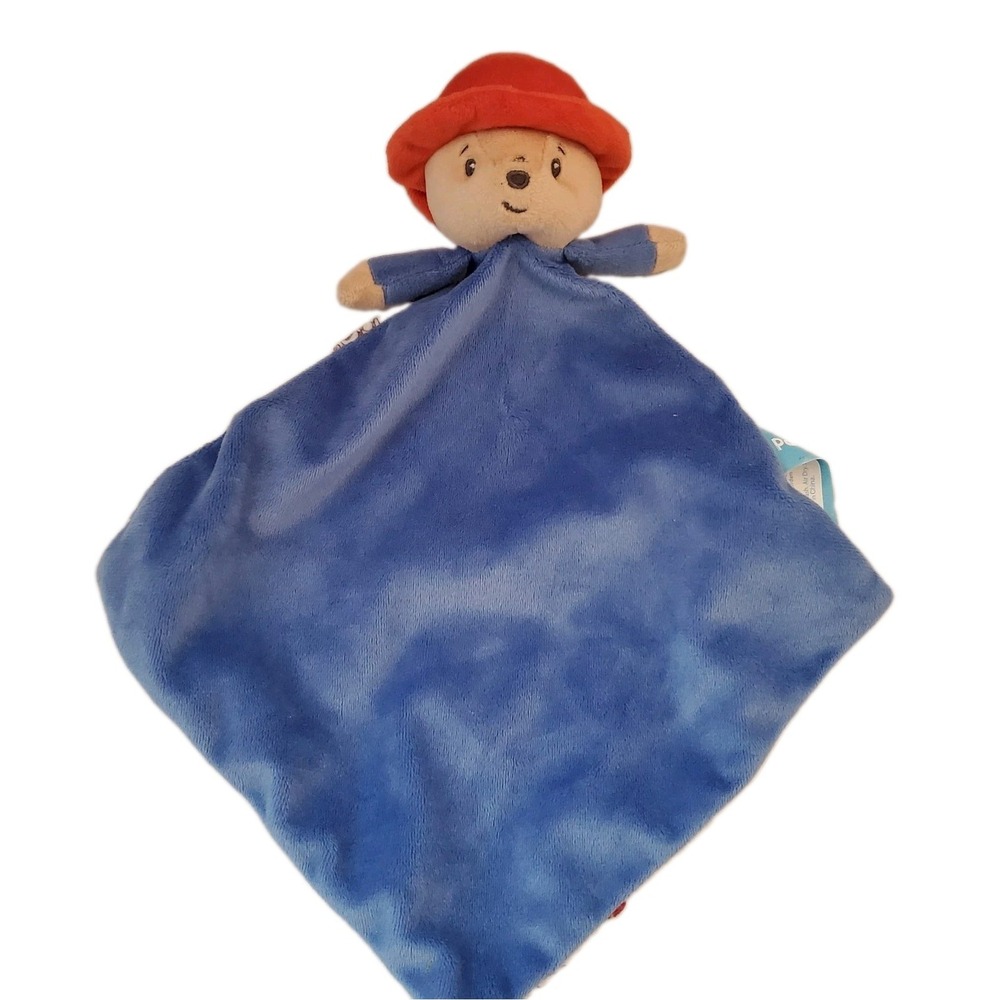 Paddington for Baby Bear Security Blanket Lovey Blue Red Hat Plush Hello There